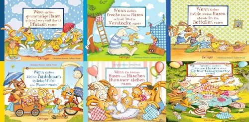 Wenn sieben Hasen … Band 1-6 mit exklusivem Postkartenset