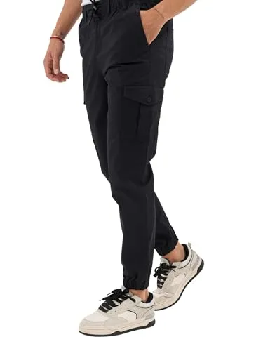 COMEOR Cargohose Herren Stretch Relaxed Fit mit 6 Taschen von COMEOR