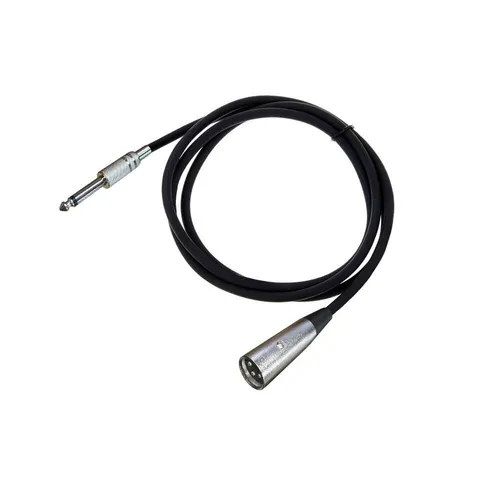m XLR Mikrofonkabel male auf 6,3 mm Mikrokabel Klinke symmetrisch Stecker 5m 5