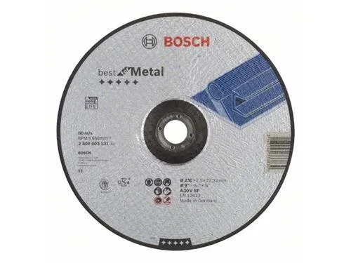 Bosch Trennscheibe gekröpft Best for Metal A 30 V BF, 230 mm, 2,5 mm