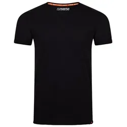 riverso T-Shirt Herren Basic Shirt RIVLenny Regular Fit (1-tlg) Kurzarm Tee Shirt mit Rundhalsausschnitt aus 100% Baumwolle schwarz XL