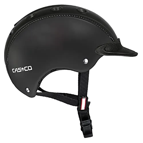 Casco Kinder REIT-, Fahrrad- und Skihelm Choice Turnier schwarz S (52-56cm)