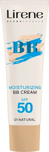 Lirene Moisturizing BB Cream with SPF50 Vitamin C and Hyaluronic Acid Natural 30ml