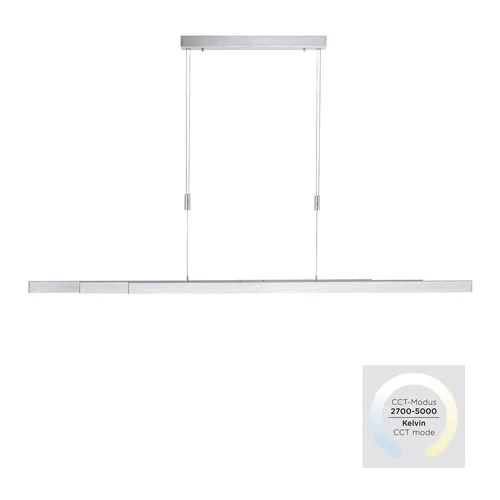 Paul Neuhaus LED-Pendelleuchte 3flg in silber von Paul Neuhaus