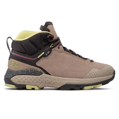 Garmont Groove Mid G-Dry Damen Wanderschuhe – Komfortable Trekking Schuhe - Sportliche Damen Wanderschuhe in Größe 37 aus Velourseleder mit atmungsaktivem Textilfutter. Ideal für Outdoor-Aktivitäten – robust, bequem und mit Gummisohle für optimalen Halt.