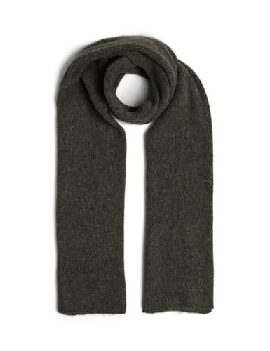 PIECES Pcmoella Scarf Noos Bc - Damen Schal aus Kaschmir, gerippter Stoff für extra Wärme und Stil in der kalten Jahreszeit.