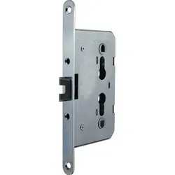 Spezialeinsteckschloss für Metalltüren BEVER - Robustes Metalltürschloss für Neben- und Sickentüren, leicht und verzinkt. Ideal für DIN links/rechts mit einem Dornmaß von 65 mm und zuverlässigem Riegelausschluss.