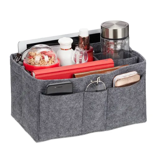 Taschen & Gepäck Silber von Relaxdays