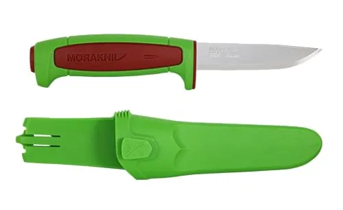 Morakniv® Craftline Basic 546 Fixed-Blade Knife with Stainless Steel Blade and Combi-Sheath Limited Edition