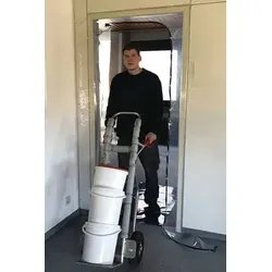 KIRCHNER STL F DUO Staubschutztür DUO 1 Folie / 1 Rolle Klebeband Tuch 2,2 x 1,1