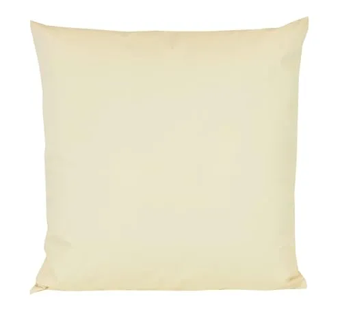 JACK 50x50cm Outdoor Lounge Kissen Dekokissen inkl. XXL-Füllung Wasserabweisend Sitzkissen Garten Stuhl Lotus Effekt, Farbe:Beige