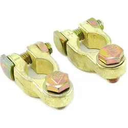 Batterieklemmen 12V 24V TYP STBK3 Autobatterie Solarbatterie Polklemmen Massiv Paar: 1 Paar