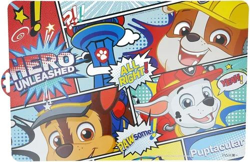 Paw Patrol Comic Design Tischset 40cm (40.6cm) X 28cm (27.9cm)