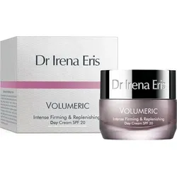 Dr Irena Eris Volumeric Intense Firming & Replenishing Day Cream SPF 20 - Tagescreme mit dualer Wirkung gegen Falten, verbessert die Hautelastizität und sorgt für einen sofortigen Auffülleffekt. Mit Telomere-Lifting-Komplex für ein jüngeres Hautbild.