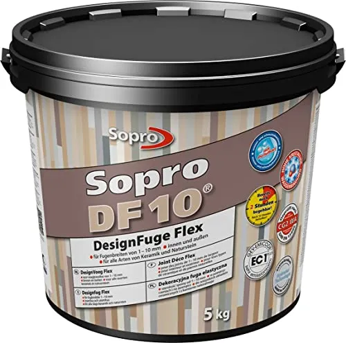 Sopro DF 10® DesignFuge Flex (5 kg, Anthrazit) von Sopro