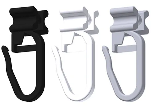 Garduna Gardinengleiter X-Gleiter, (Set, 100-St., 100) in schwarz von Garduna