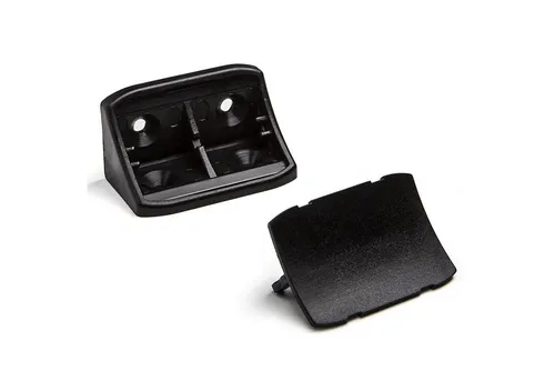 SO-TECH® Winkelbeschlag Korpusverbinder Doppel-Eckverbinder 24 x 24 x 44 mm mit Abdeckkappe (10 St)