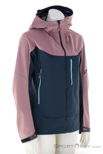 Dynafit Radical Softshell Damen Tourenjacke - Pink/Rosa - L - Wintersport-Bekleidung mit windabweisendem Material, ideal für alpine Abenteuer und optimale Bewegungsfreiheit.