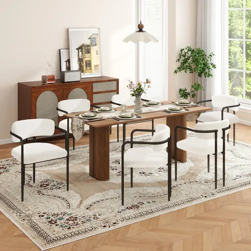 Produktbild Elegantes 2er Set Samt Stühle in Grau