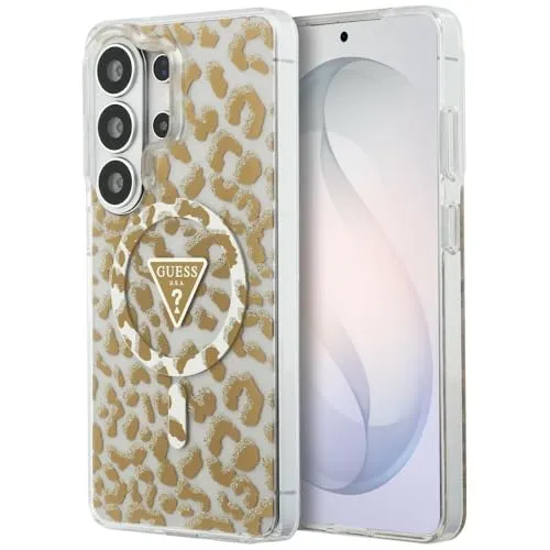 GUESS IML Leopard Triangle Hülle für SAMSUNG S26 Ultra