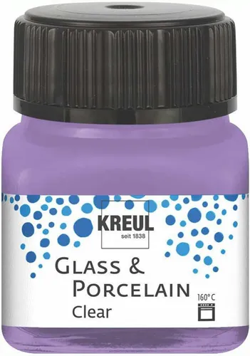 KREUL Glas- und Porzellanfarbe Clear flieder 20 ml