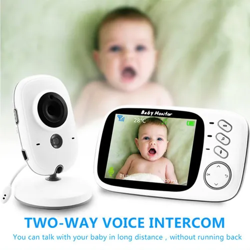Video-Babyphone mit 2,4-GHz-Funküberwachung und Nachtsicht
