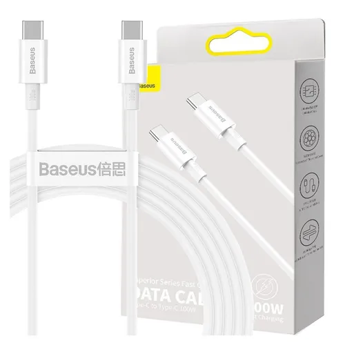 BASEUS USB-C-ZU-USB-C-KABEL 100 W FÜR HANDYS UND LAPTOPS 2 M SCHNELLES LADEN