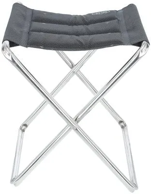 Crespo Campinghocker AL302 Deluxe - Faltbarer Klapphocker - Camping-Möbel, leichter Alu-Hocker mit komfortablem Polster für entspanntes Sitzen beim Angeln oder Campen.