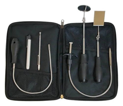 Hesse Inspektions-Werkzeugset 6tlg. - 460964 - Inspektionswerkzeuge, 6-teiliges Set für präzise Inspektion und Wartung von Maschinen und Anlagen, ideal für Profis und Hobbybastler.