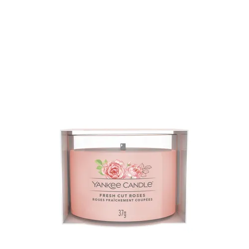 YANKEE CANDLE Glasvotivkerze FRESH CUT ROSES 37 g Duftkerze