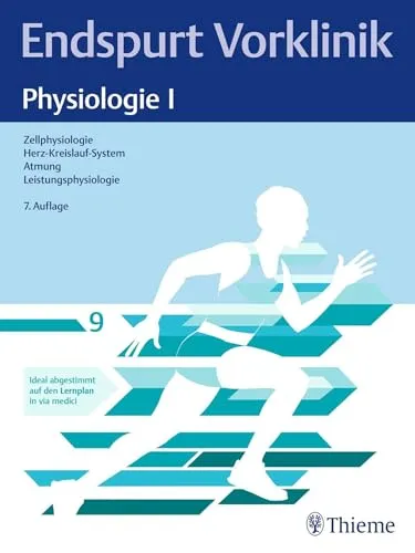 Endspurt Vorklinik: Physiologie I - Skript 9 - Umfassendes Skript für Medizinstudenten, fokussiert auf Zellphysiologie, Herz-Kreislauf-System und Atmung - ideal zur optimalen Prüfungsvorbereitung.