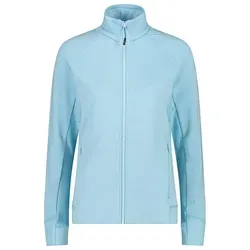 CMP Fleecejacke in Hellblau - 40 - Funktionsjacke mit Grid Tech, wärmeisolierend und ideal für Outdoor-Aktivitäten. Ausgestattet mit Stehkragen und zwei seitlichen Reißverschlusstaschen.