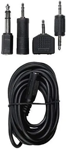 HEITECH 5-Teilig Stereo-Klinken-Anschluss-Set 