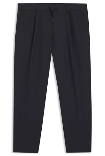 BOSS T_Convert-Pleat 10268853 01 - Hochwertige Wanderhose - Wanderhosen aus 95% recyceltem Polyester und 5% Elastan, ideal für umweltbewusste Outdoor-Aktivitäten.