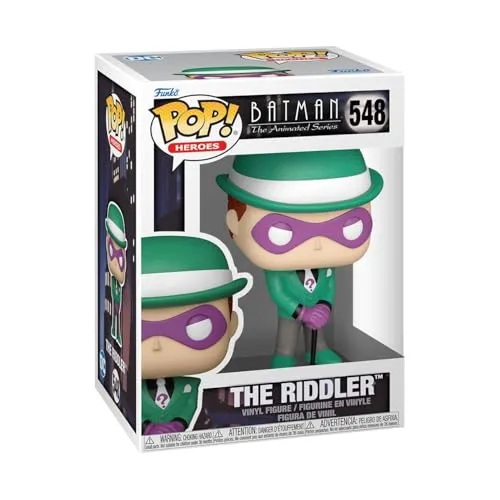 Funko Pop! Animation: BTAS - The Riddler - Animated Batman - Vinyl-Sammelfigur - Geschenkidee - Offizielle Handelswaren - Spielzeug Für Kinder und Erwachsene - TV Fans - Modellfigur Für Sammler