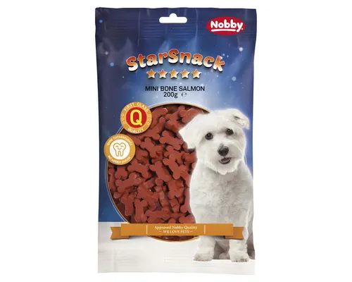 Nobby Starsnack Mini Bones Salmon 200 g, Nahrungsergänzungsmittel für: Hund