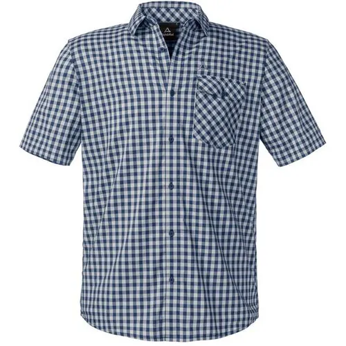 SCHÖFFEL Herren Hemd Trattberg SH M - Outdoor Hemd mit 2-Wege-Stretch für optimale Bewegungsfreiheit, schnell trocknend und atmungsaktiv für höchsten Tragekomfort beim Wandern.