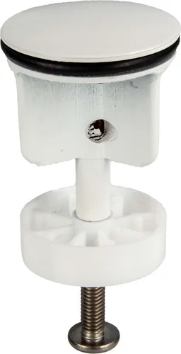 tecuro Excenterstopfen Ø 40 mm für 1 1/4 Zoll Ablaufventil - weiß (RAL 9016)