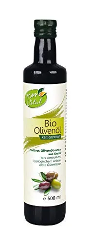 KOPP Vital® Bio-Olivenöl | vegan | 500 ml | aus der Koroneika-Olive | schonende Kaltpressung | aus biologisch kontrolliertem Anbau