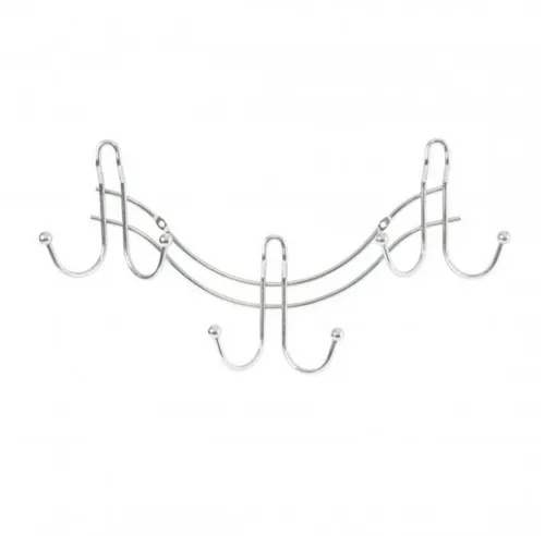 axentia Garderobenleiste Garderobenleiste, 40 cm, Wellenform 702358 (1 St)