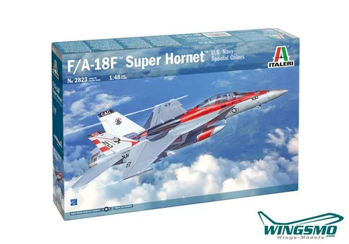 Italeri 2823 F/A-18F Super Hornet U.S. Navy Special Colors 1:48 - Bausatz für die F/A-18F Super Hornet, detailgetreu und ideal für Modellbau-Enthusiasten.