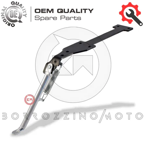 Montageständer Verchromt für Piaggio VESPA Px 125 150 200 - Seiten- und Mittelständer, verchromte Oberfläche für langlebigen Schutz und edles Design, ideal für die Wartung Ihrer Vespa.