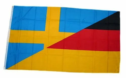 Flagge / Fahne Deutschland / Schweden Hissflagge 90 x 150 cm