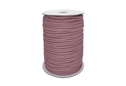 maDDma Kordel Polyesterschnur 100m Häkelbindung Ø 5 - 7mm, 221 - mauve