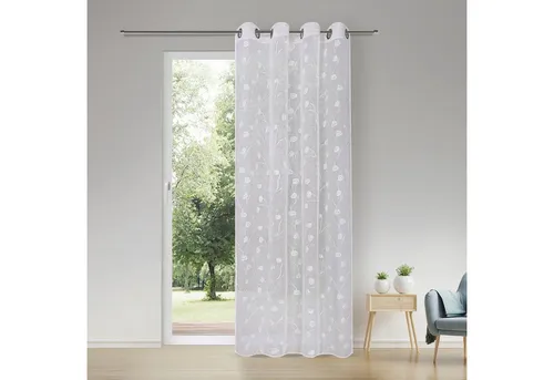 Gerster Gardine Penina, Ösen in weiß von Gerster