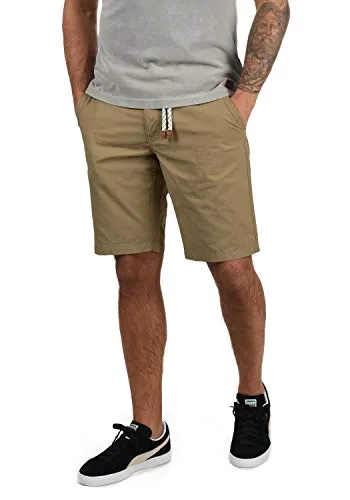 Blend BHRagna Herren Chino Shorts - Herren-Shorts aus 100% Baumwolle mit abnehmbarem Bindegürtel, ideal für Sommerlooks im Alltag oder Büro. Regular Fit für besten Tragekomfort und stilvolle Optik.