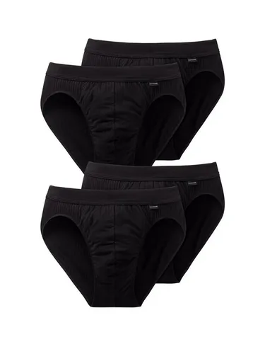 Schiesser Rioslip Authentic (4-St) brazilslip unterhose unterwäsche
