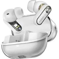 TOZO Crystal Pods In-Ear Kopfhörer mit Bluetooth 5.4 und Hybrid ANC - Erleben Sie den Premium Sound der TOZO Crystal Pods mit 35 Stunden Spielzeit und IPX5 Wasserschutz. Perfekt für unterwegs, mit anpassbarem Klang über die App und klaren Anrufen dank 6 Mikrofonen.