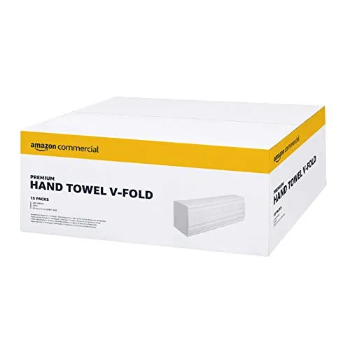 AmazonCommercial V-Falz Papierhandtücher, 3990 Blatt