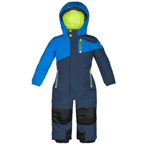 Killtec Kinder Skioverall 38469-838 - Wasserdichter Skianzug für Jungen - Schneeanzug für Jungen, wind- und wasserdicht mit 10.000 mm Wassersäule. Warm gefüttert, atmungsaktiv und perfekt für kalte Tage im Schnee.